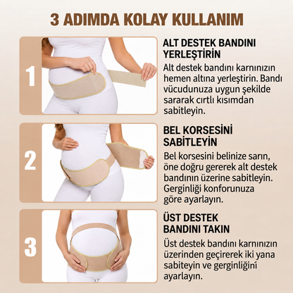 Comféra™ Hamile Destek Bel Korsesi